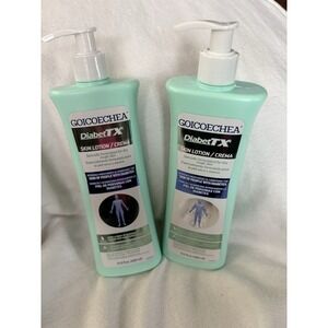 NEW Goicoechea Diabetic Diabetes TX Skin Lotion Crema 13.5 fl oz each Lot Of 2
